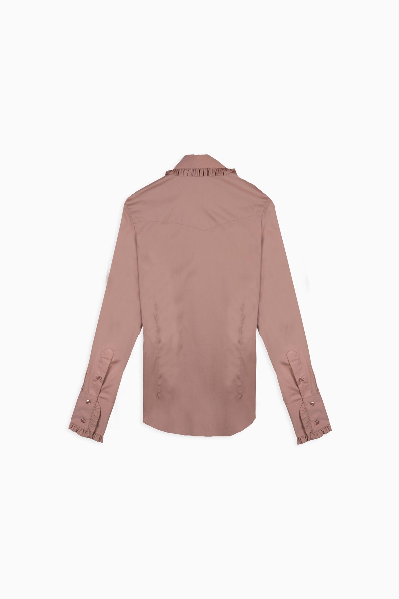 Dusty Rose Frill Shirt