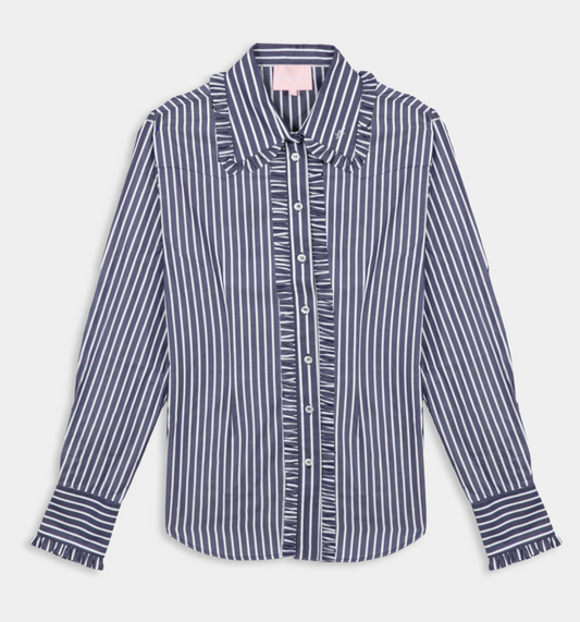 LL Signature Fit: Ivy Pinstripe Frill