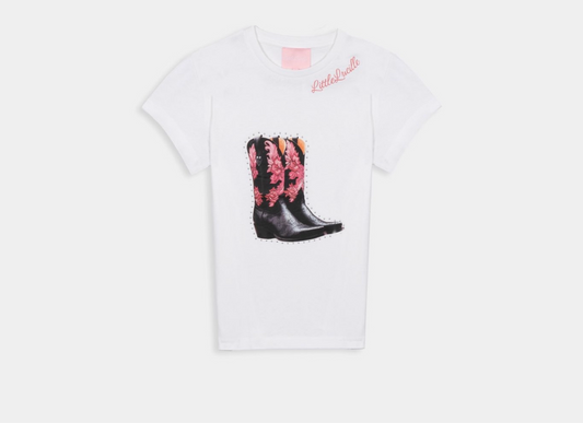 Cowboy Boot Studded T-Shirt