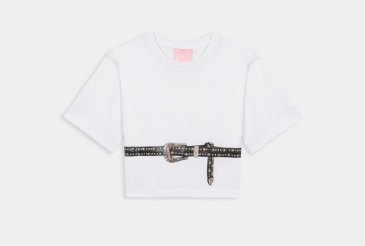 Belt Crop T-Shirt