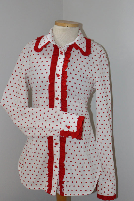 Red Polka Dot Frill