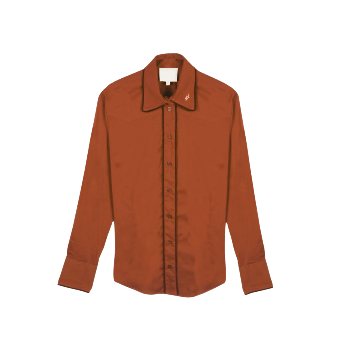 Velvet Ember Traditional Shirt