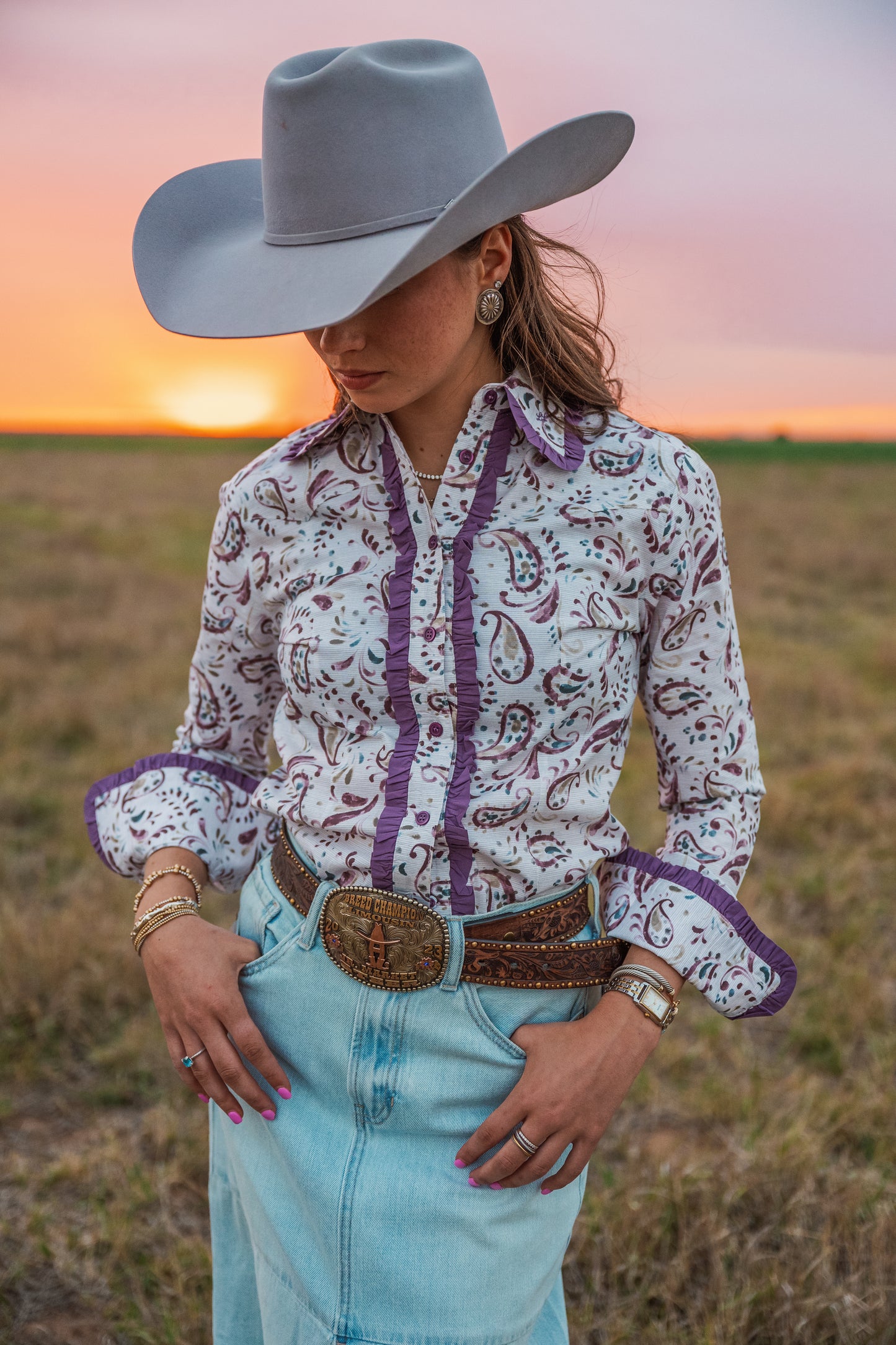 LL Signature Fit: Painted Paisley Frill