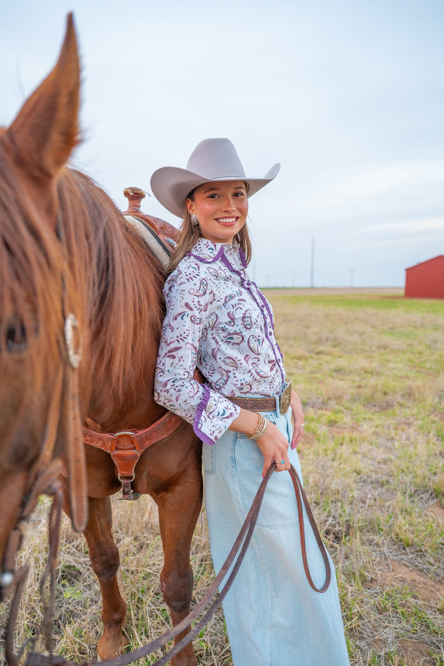 LL Signature Fit: Painted Paisley Frill