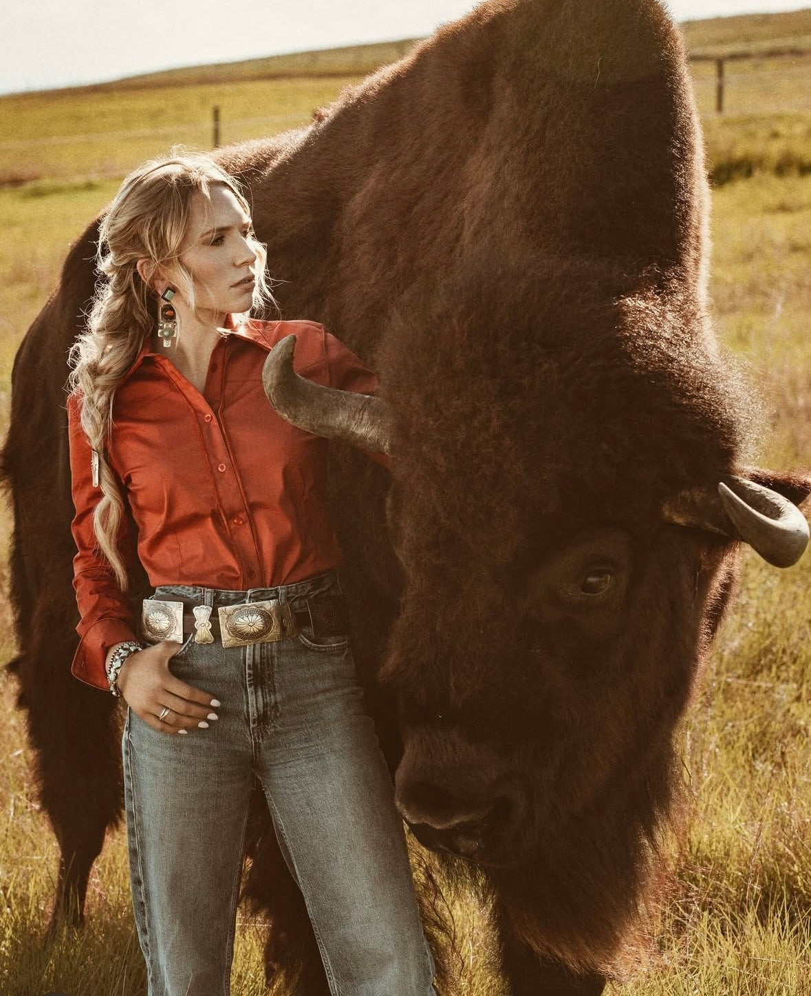 Velvet Ember Traditional Shirt