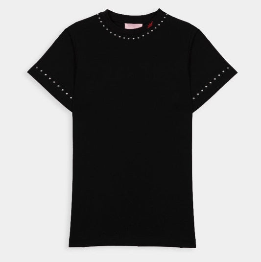 Black Studded T-Shirt