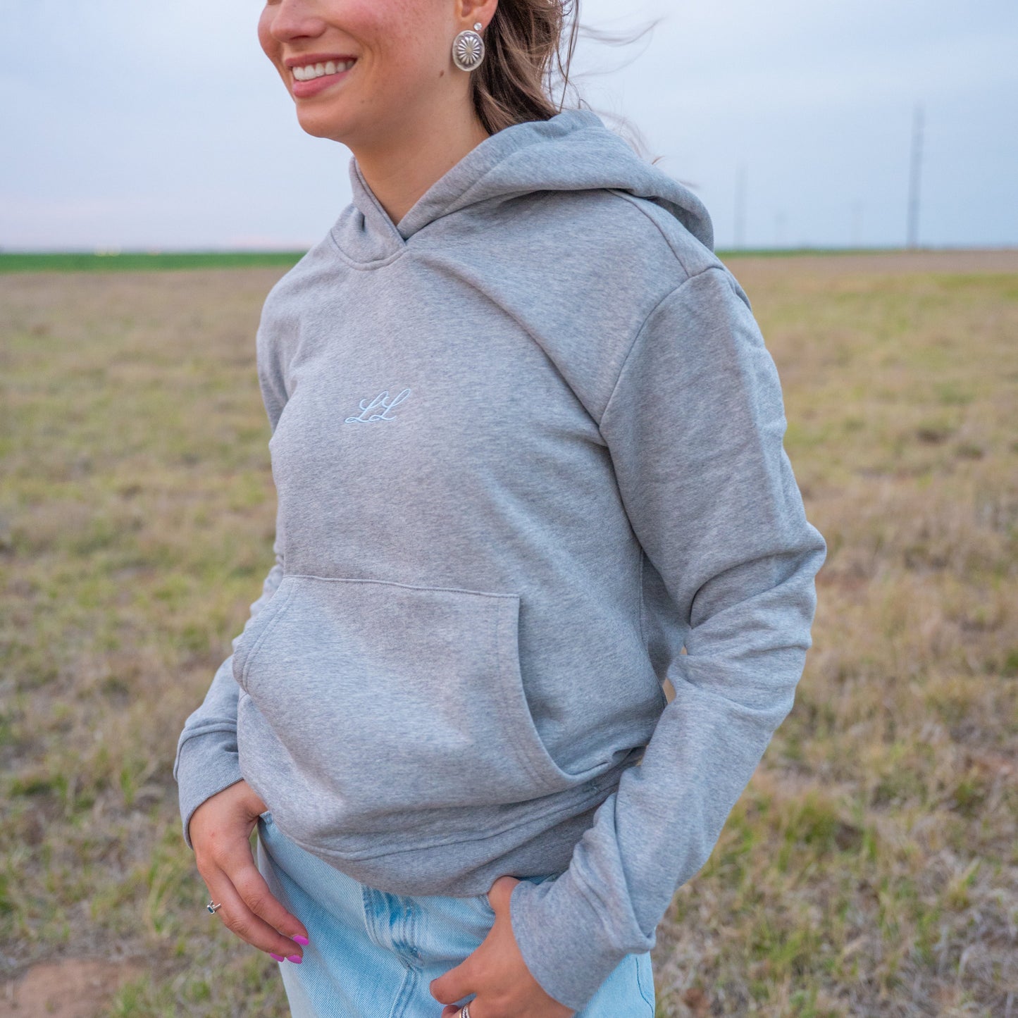LL: Heather Grey Hoodie