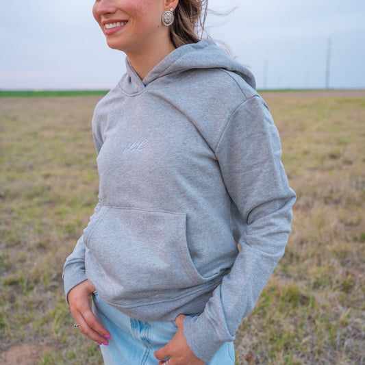 LL: Heather Grey Hoodie