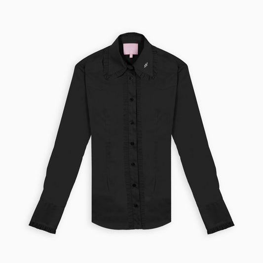 LL Signature Fit: Black Betty Frill Shirt