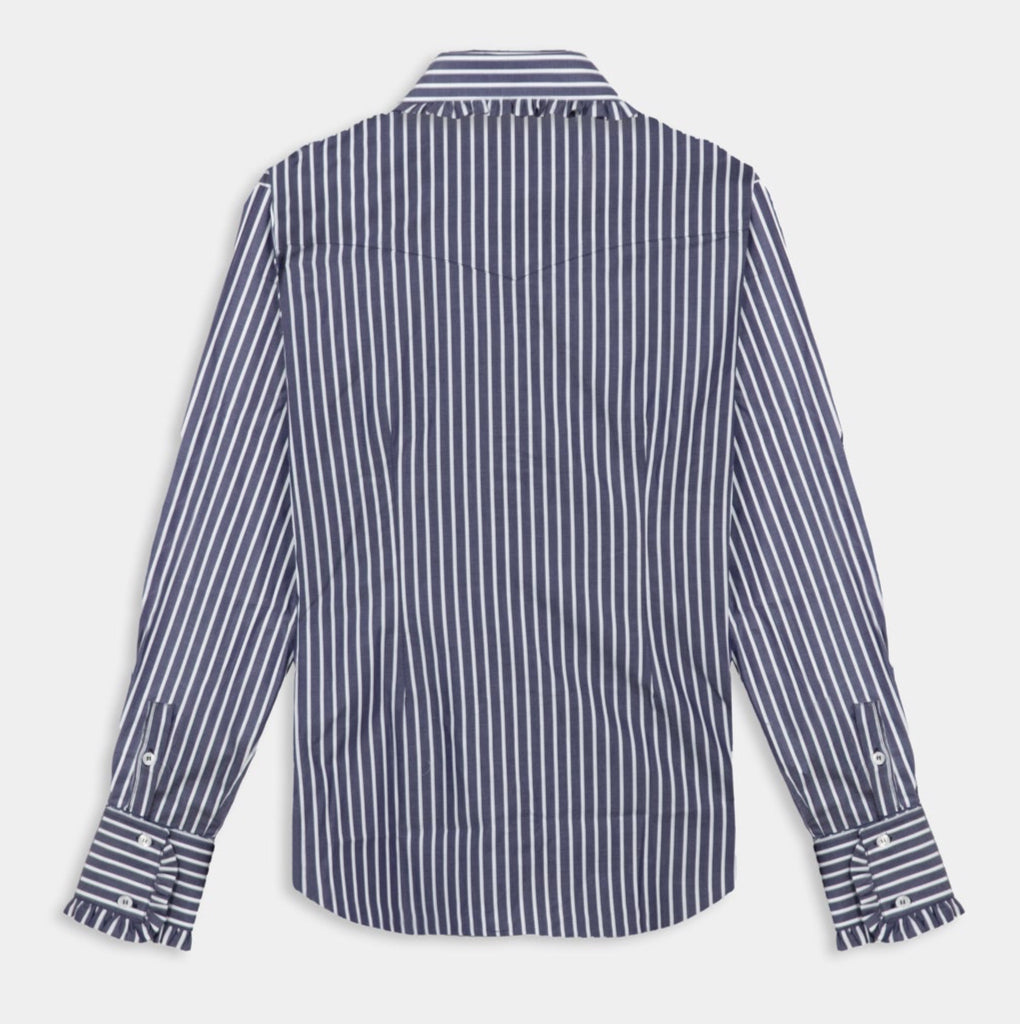LL Signature Fit: Ivy Pinstripe Frill